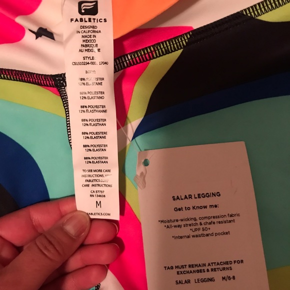 Fabletics colorful tights - Picture 3 of 7